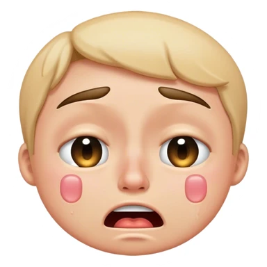 crying barfing  sticker