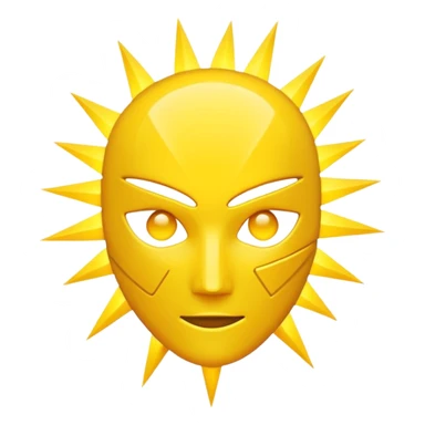 spark icon, faceless sticker