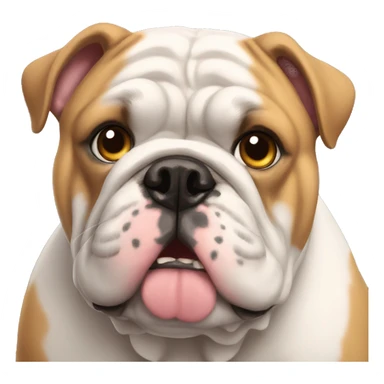 Bulldog frech sticker