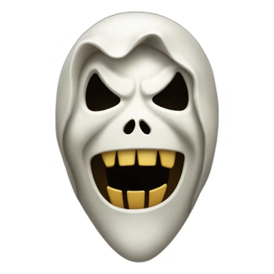 Christmas ghostface from scream sticker