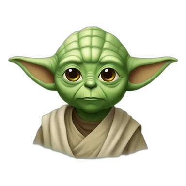Yoda as an Arabian sticker