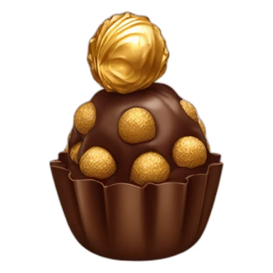 Ferrero rocher in louis vuitton design  sticker