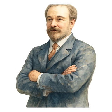 watercolor style industrialist and entrepreneur sticker