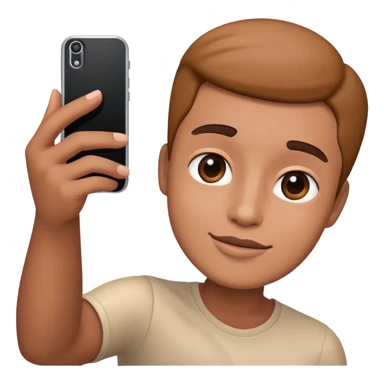 smartphone taking a selfie sticker