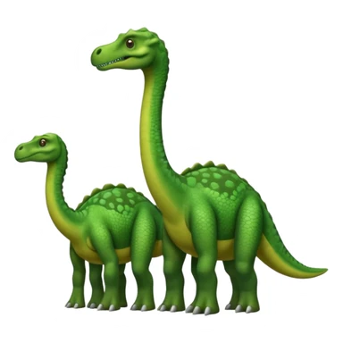 two-headed sauropod sticker