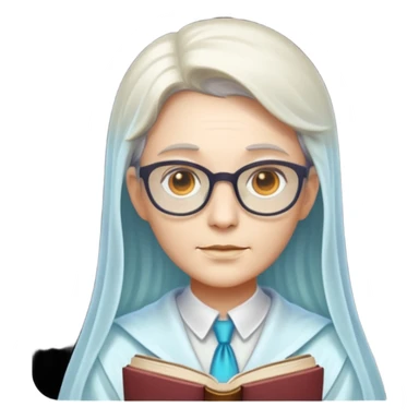 Ghost Librarian we can see through  sticker