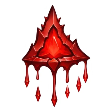 blood shard diablo sticker
