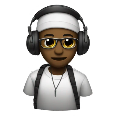 Drum and bass dj sticker