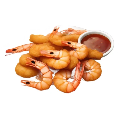 Fried Shrimp sticker