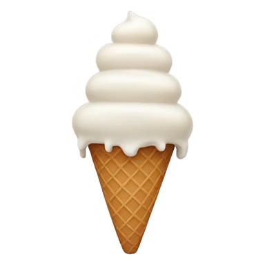 Ice cream cone with one hundred scoops on it sticker