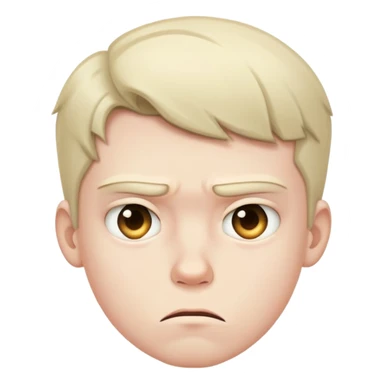 a boy looking bad sticker