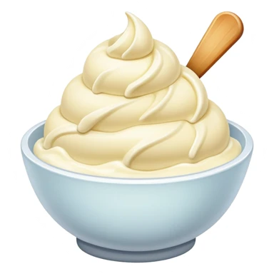  vanilla ice cream bowl sticker