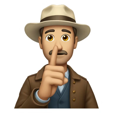 Hombre con la mano  sticker