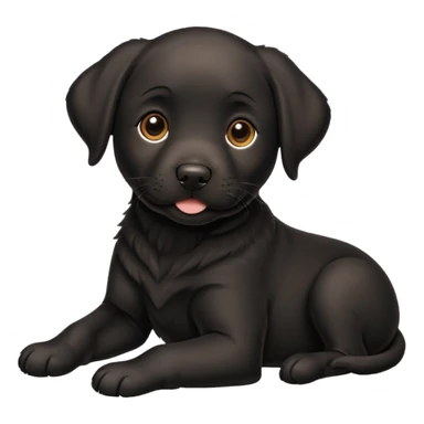 Cachorro preto labrador sticker
