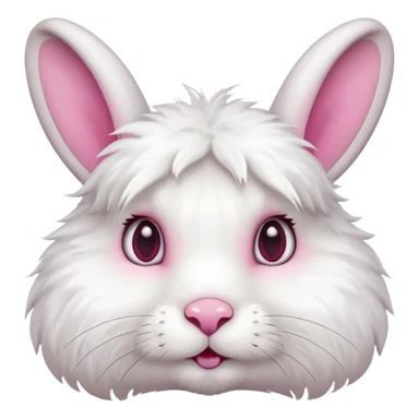 High resolution of a rabbit sticker