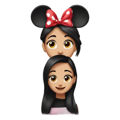 minnie mouse ears sticker