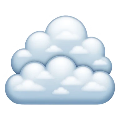 cloud snow sticker