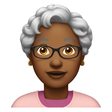 Black grandma sticker