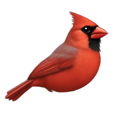 northern cardinal sticker