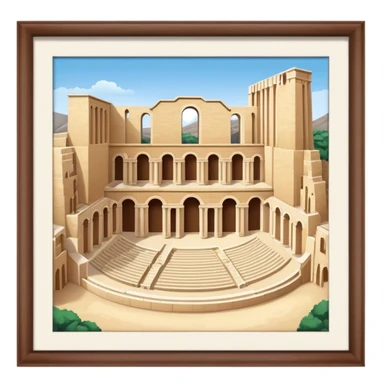 Cinematic Realistic Odeon of Herodes Atticus Emoji sticker