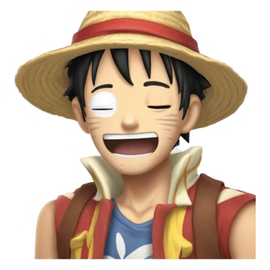 Luffy dormir sticker