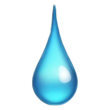 a droplet with the 'turned down for what' glass sticker