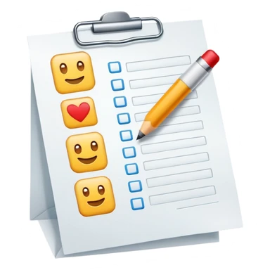 paper test with chekbox sticker