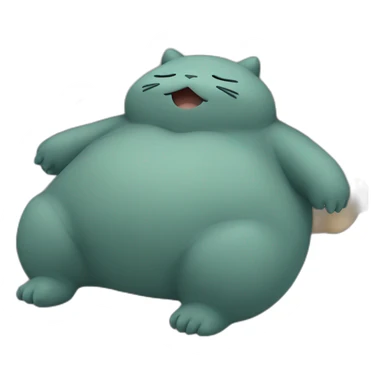 snorlax-sleeping sticker