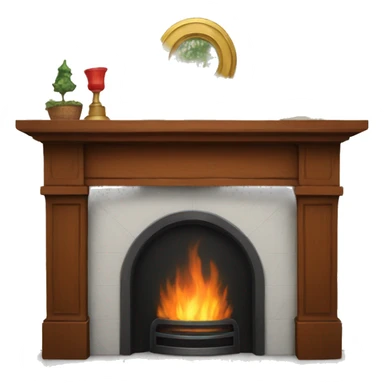 fireplace mantle sticker