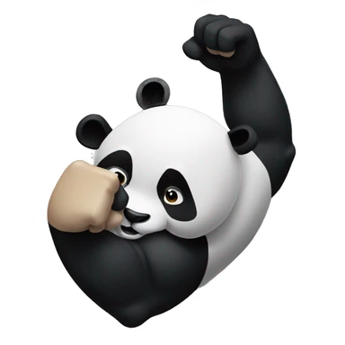 panda bicep sticker