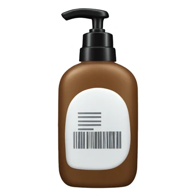 shampoo bottle sticker