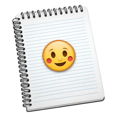 spiral notebook sticker