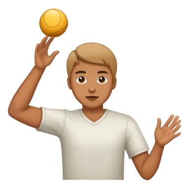 person throwing an object sticker