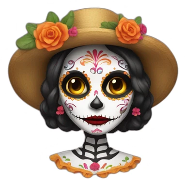 catrina sticker