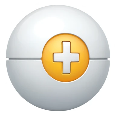 i want a white ball with a plus sign like the smash bros logo sticker