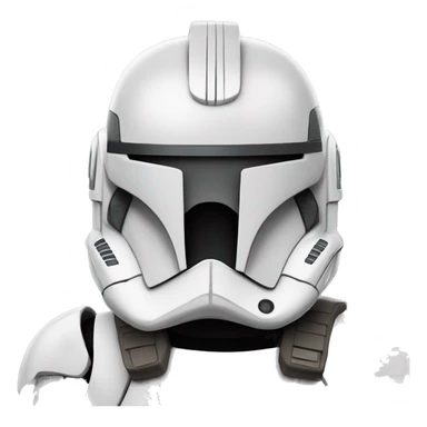 Clone trooper from Star Wars phase 1 sticker
