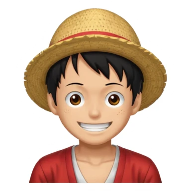 Luffy from one piece sticker