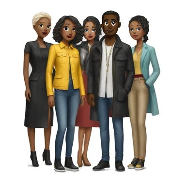 fashion designers team sticker