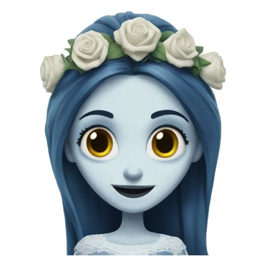 Emily from corpse bride sticker