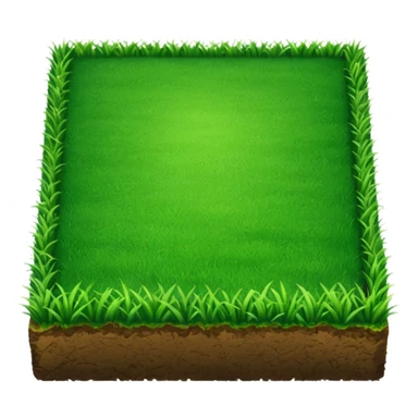 piece of short grass of a soccer field sticker