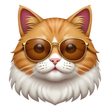 cat boss sunglases sticker