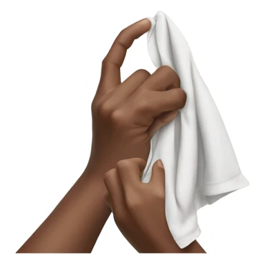 hand discarding clothing sticker