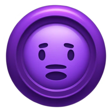 Space token purple hue sticker