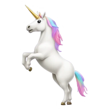 Dabbing unicorn sticker