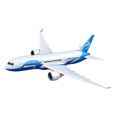 Boeing 787 Dreamliner - Boeing (Model Year: 2022) (Iconic colour: White with blue) sticker