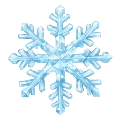 diamond crystal snowflake sticker