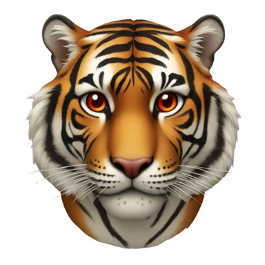 Tigre avec des yeux rouges  sticker