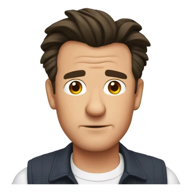 Chandler bing sticker