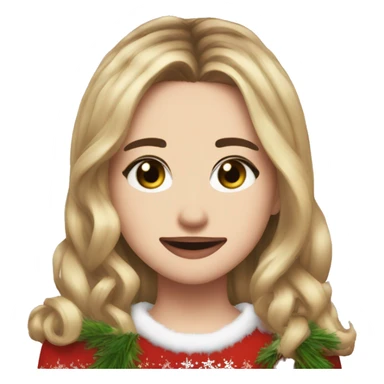 Christmas and Sabrina carpenter sticker