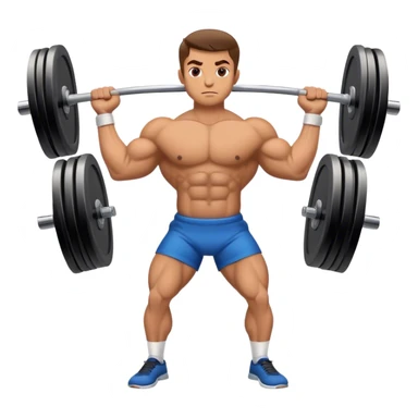 barbell shrugs sticker